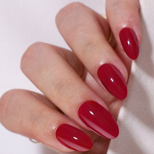 Red Lantern Sydney Red Press-On Gel Nails
