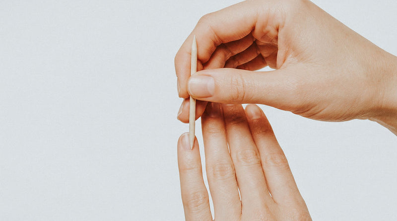 Cuticles not pushed back