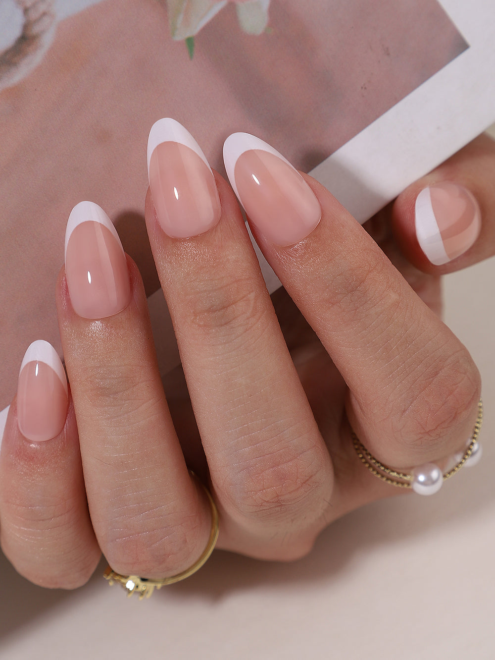 Bondi French Press-On Gel Nails