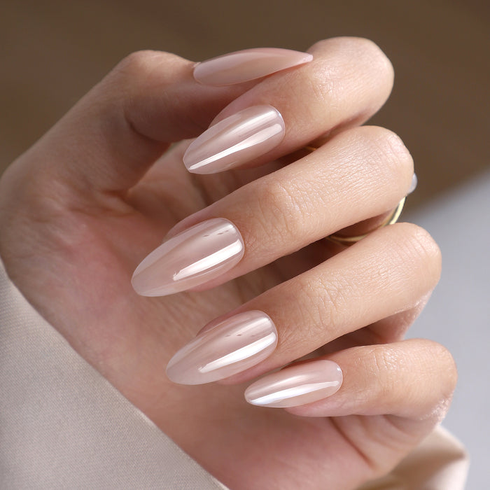Vaucluse Veil Shimmer Press-On Gel Nails