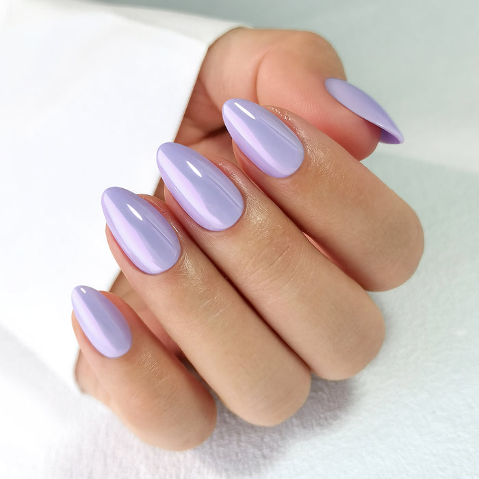 Jacaranda Season Light Purple Press-On Gel Nails