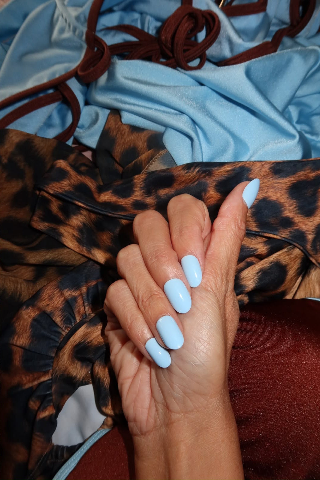 Soft gel that sits closer to your natural nail.